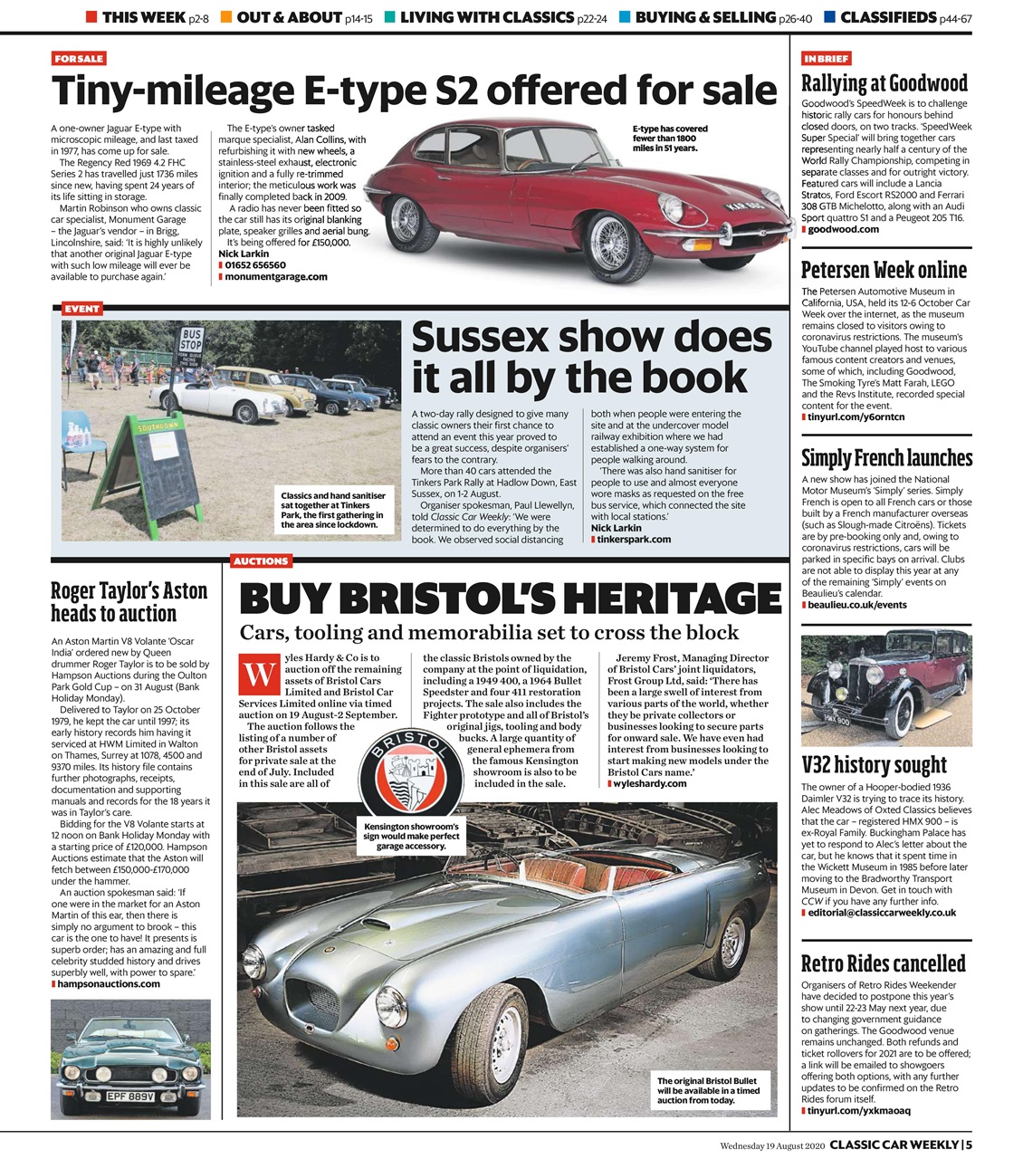 Classic Car Weekly Preview Pages