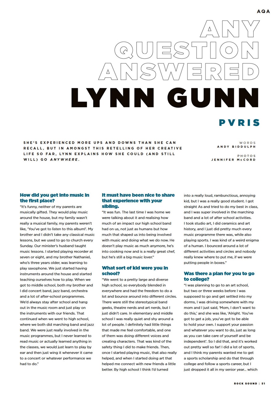 Rock Sound Magazine Preview Pages