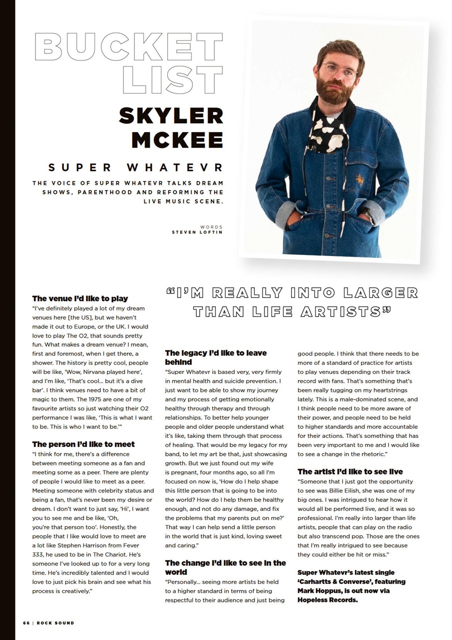 Rock Sound Magazine Preview Pages