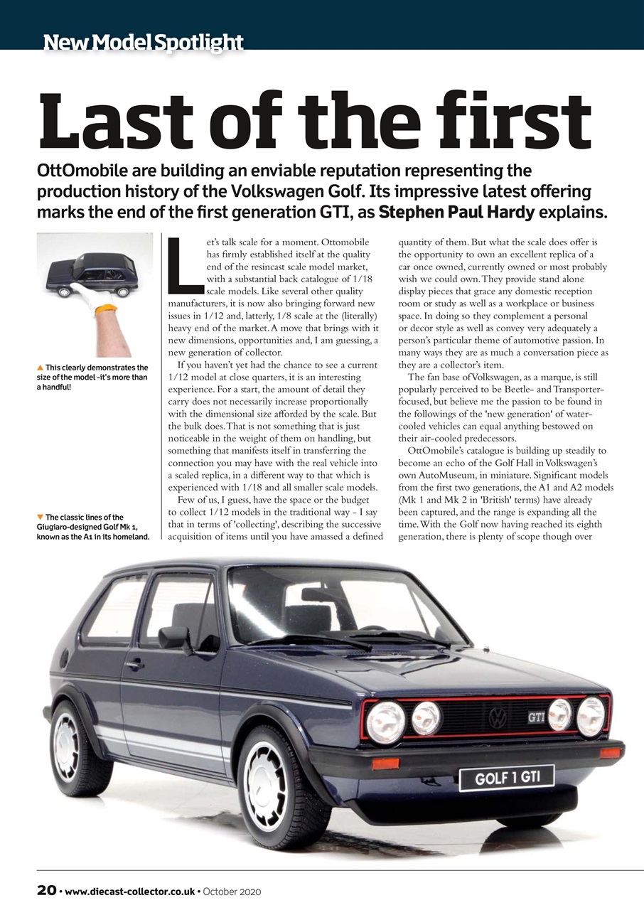 Diecast Collector Preview Pages