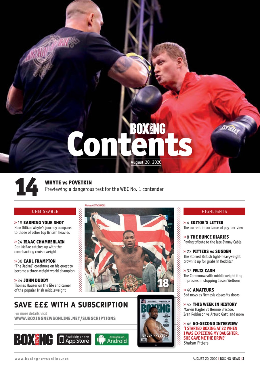 Boxing News Preview Pages