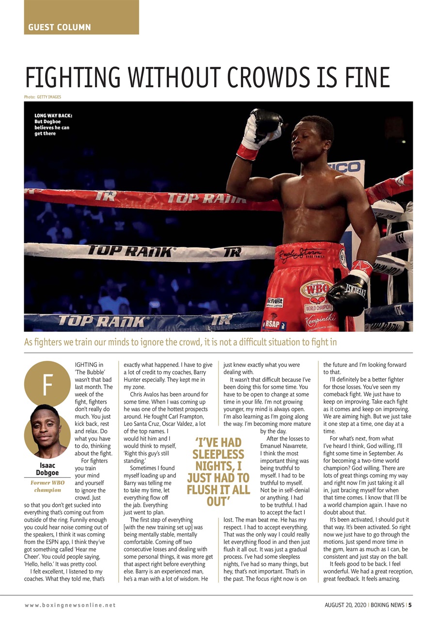 Boxing News Preview Pages