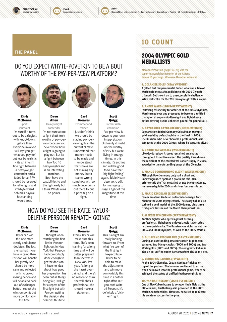 Boxing News Preview Pages