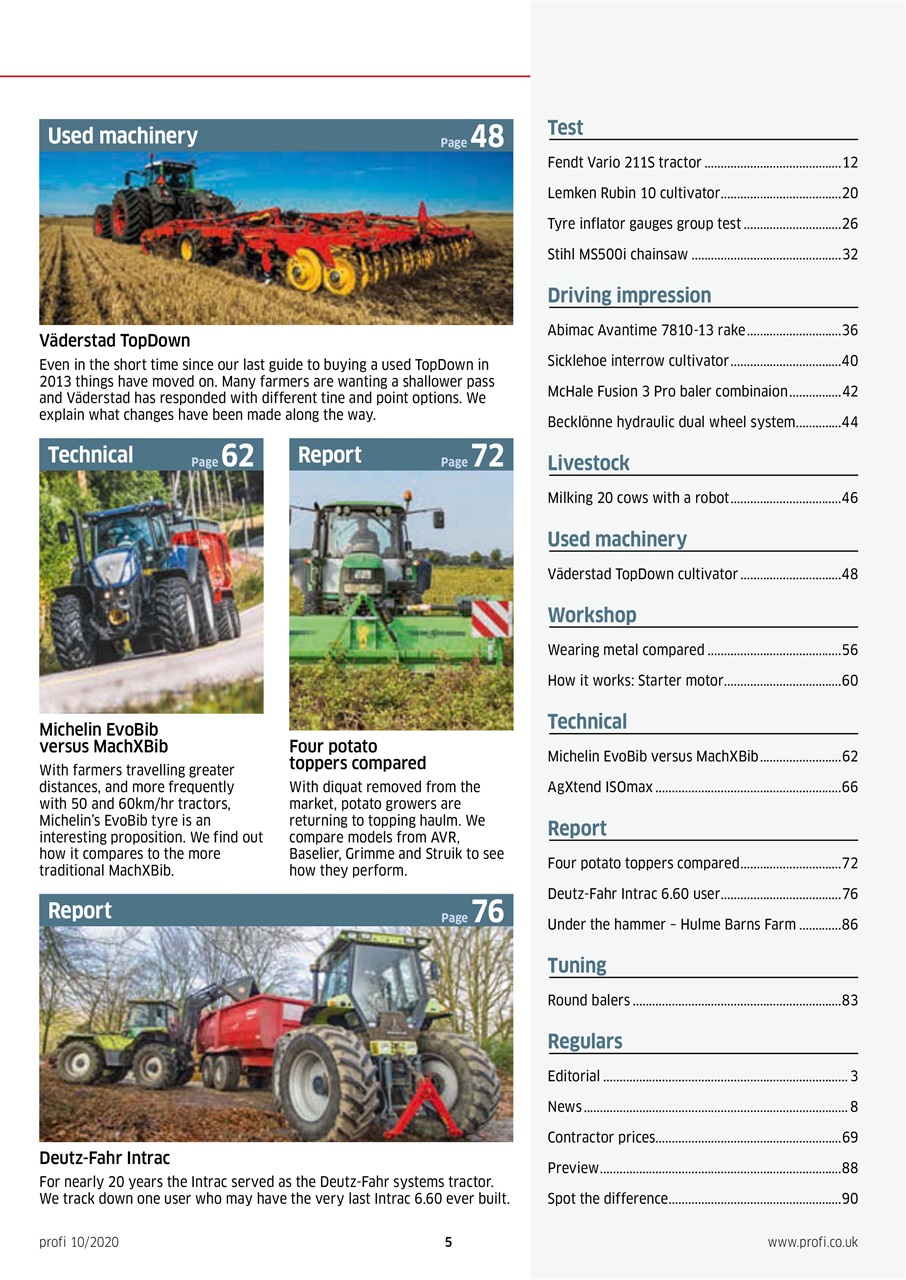 Profi International Preview Pages