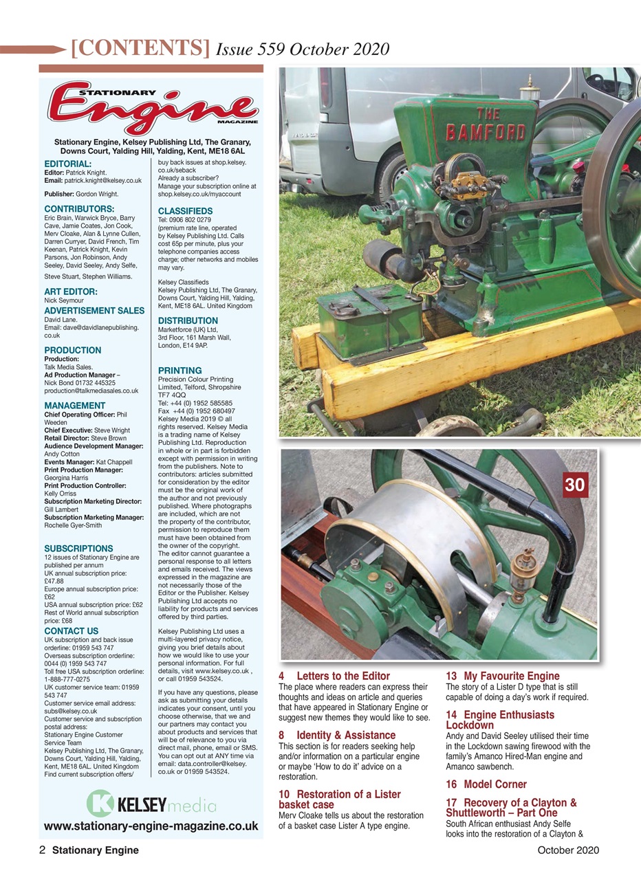 Stationary Engine Preview Pages