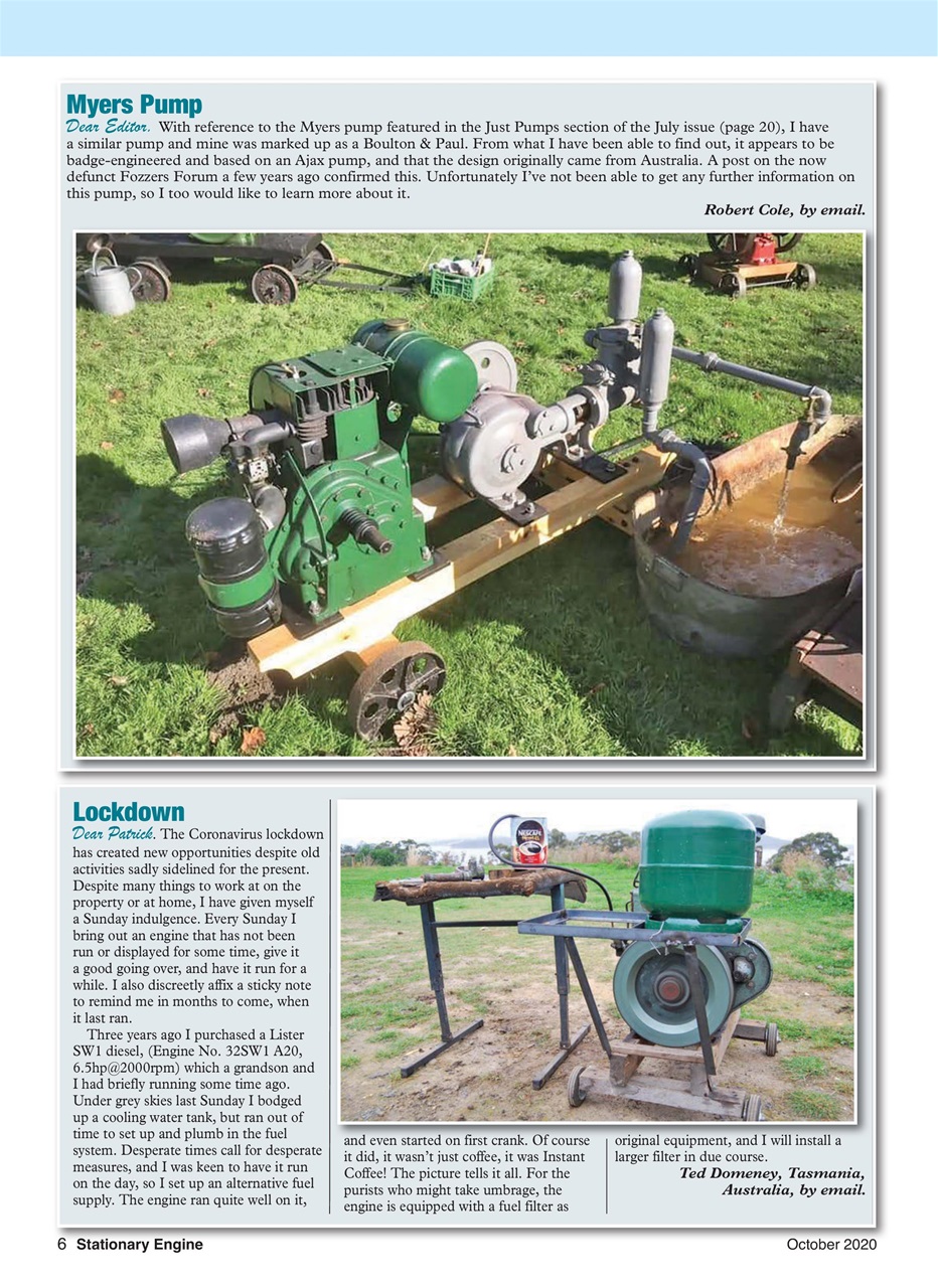 Stationary Engine Preview Pages