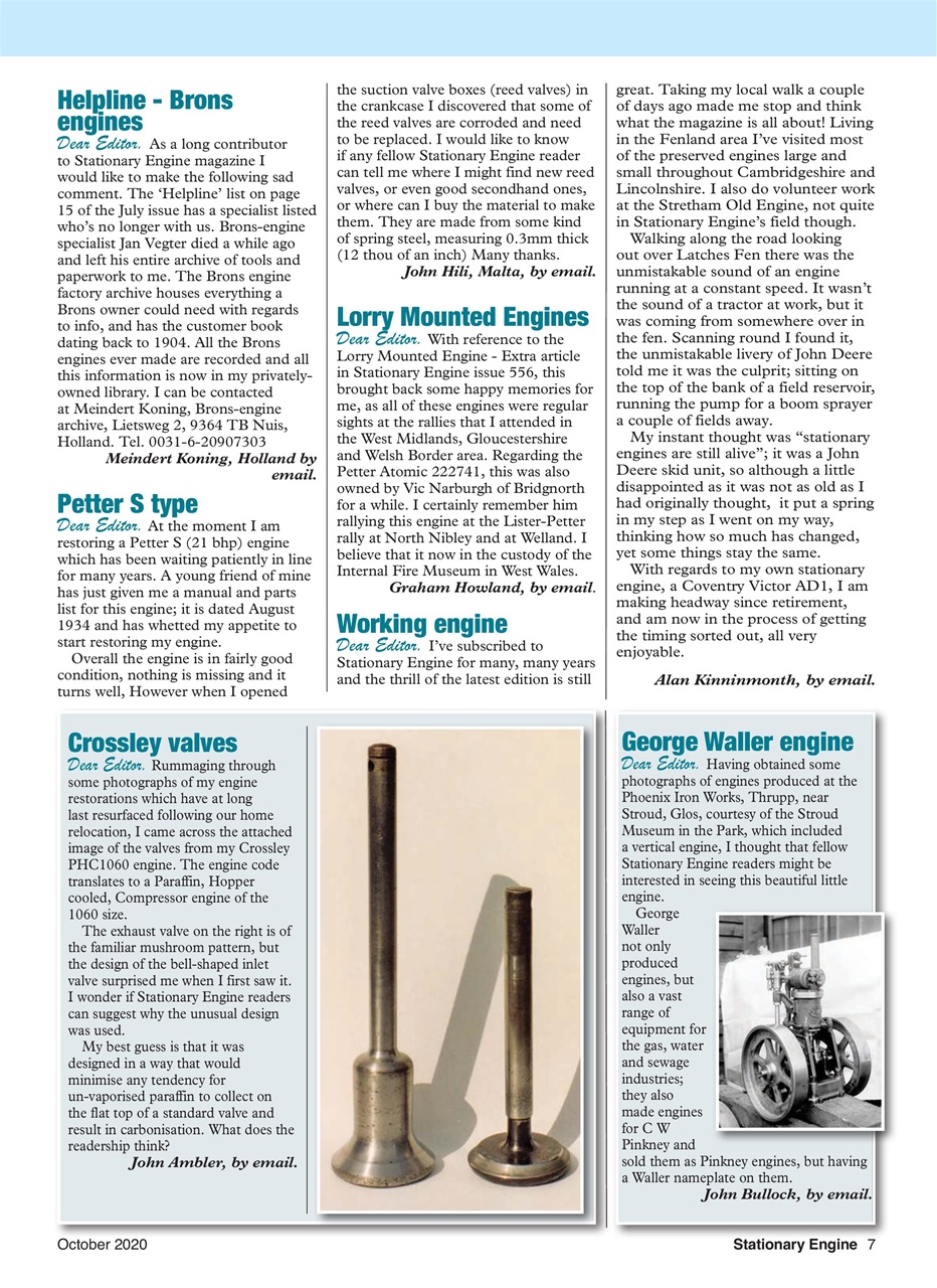 Stationary Engine Preview Pages