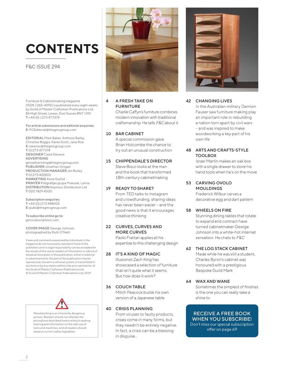 Furniture & Cabinetmaking Preview Pages