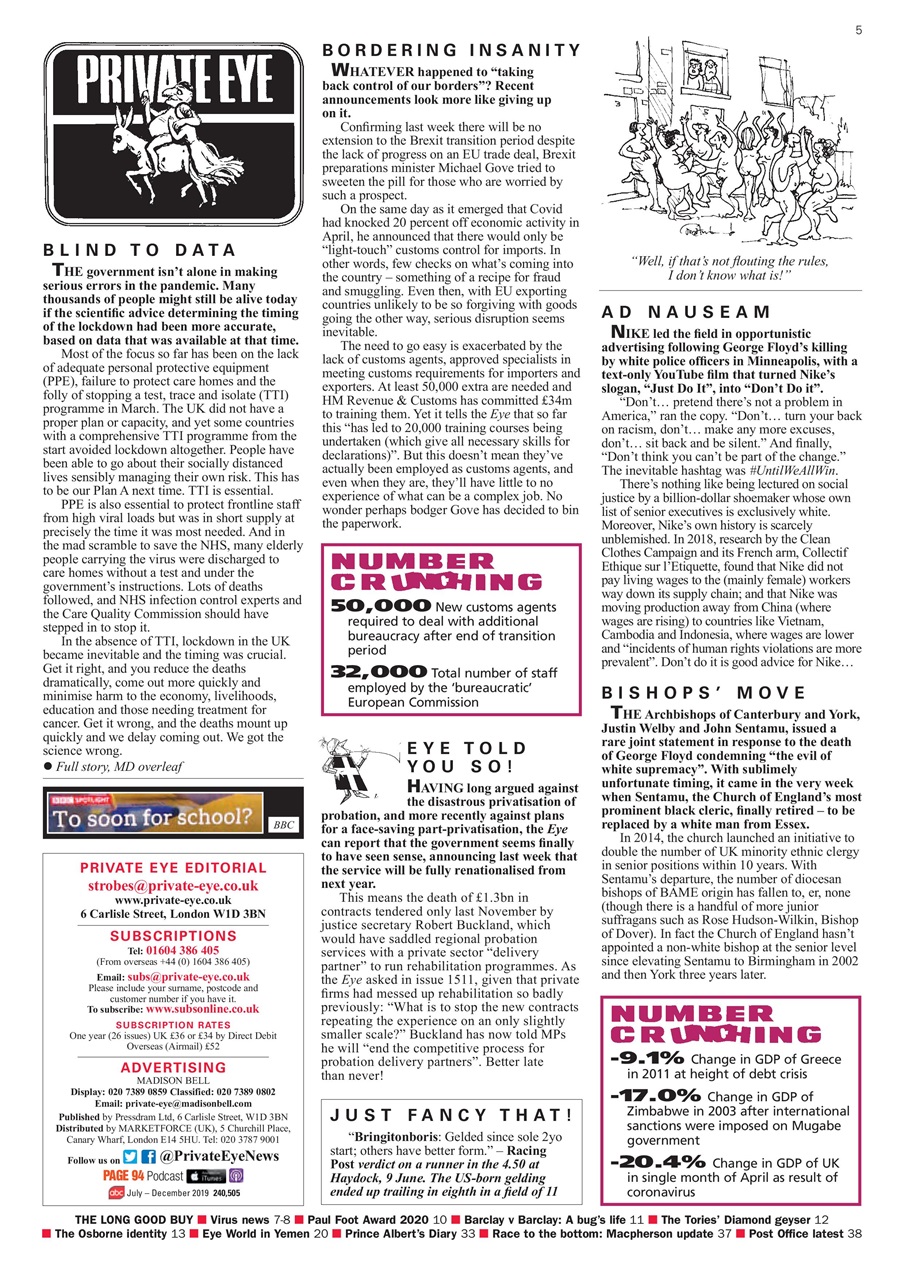 Private Eye Preview Pages
