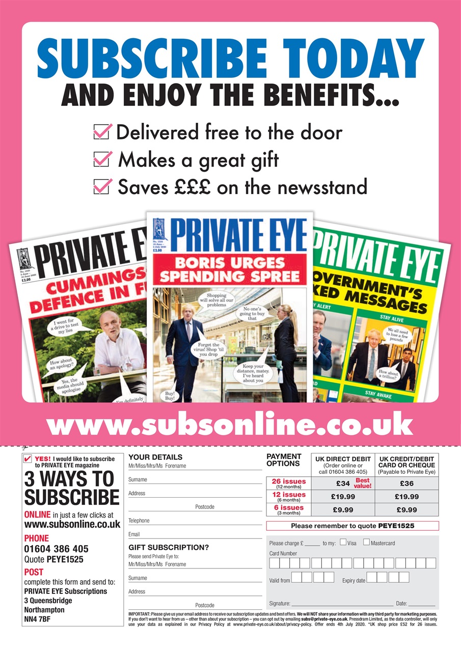 Private Eye Preview Pages