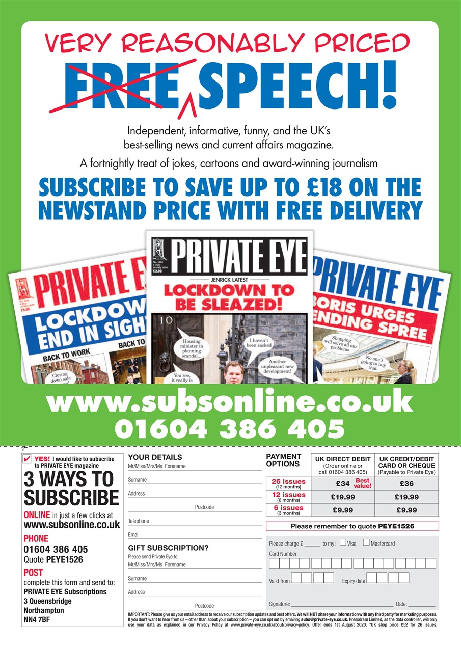 Private Eye Preview Pages