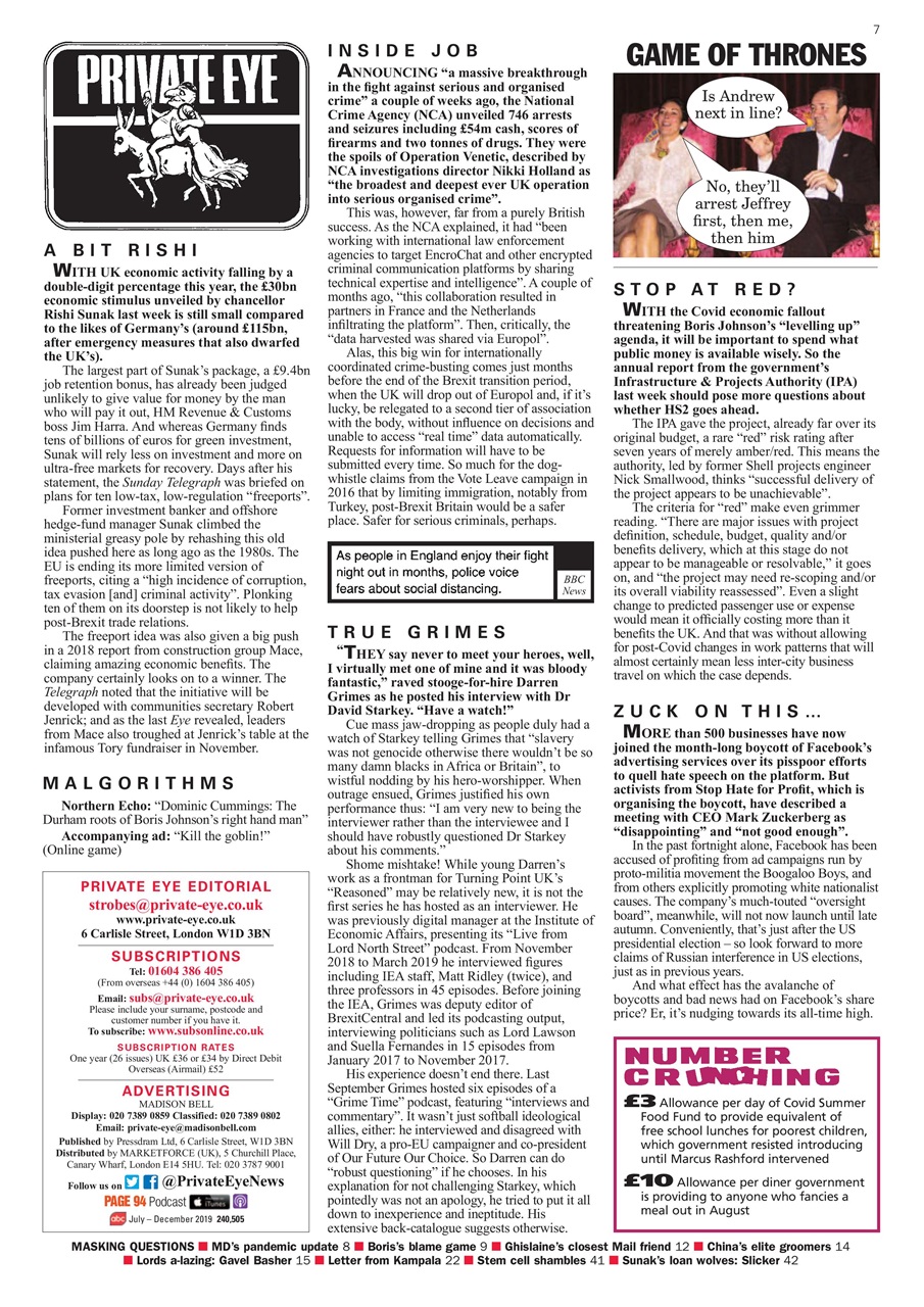 Private Eye Preview Pages