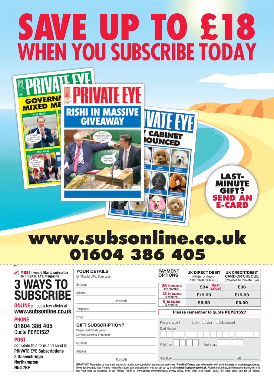 Private Eye Preview Pages