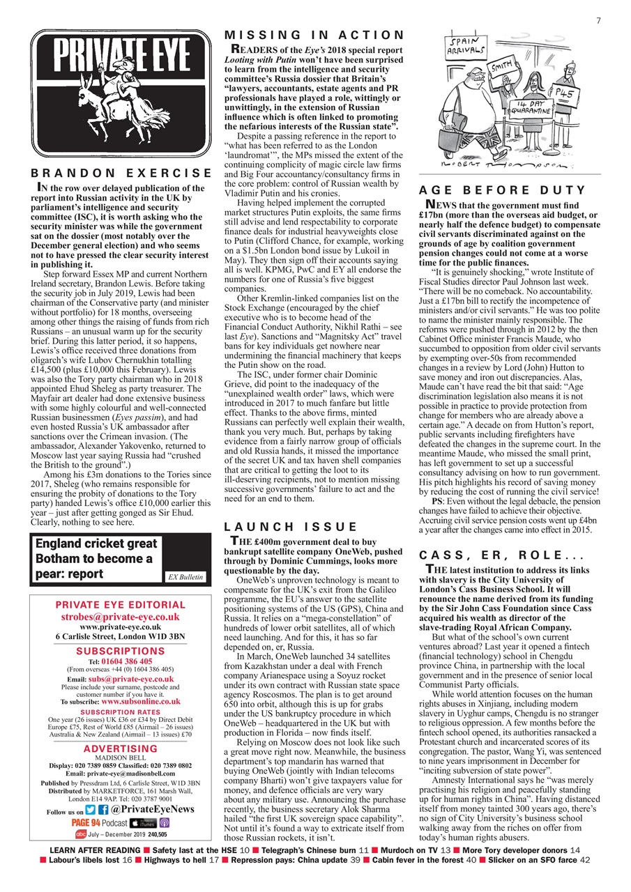 Private Eye Preview Pages