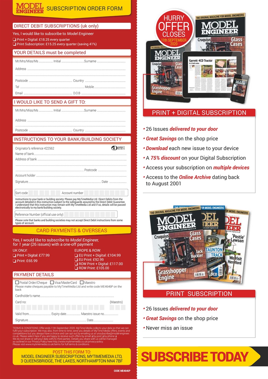 Model Engineer Preview Pages