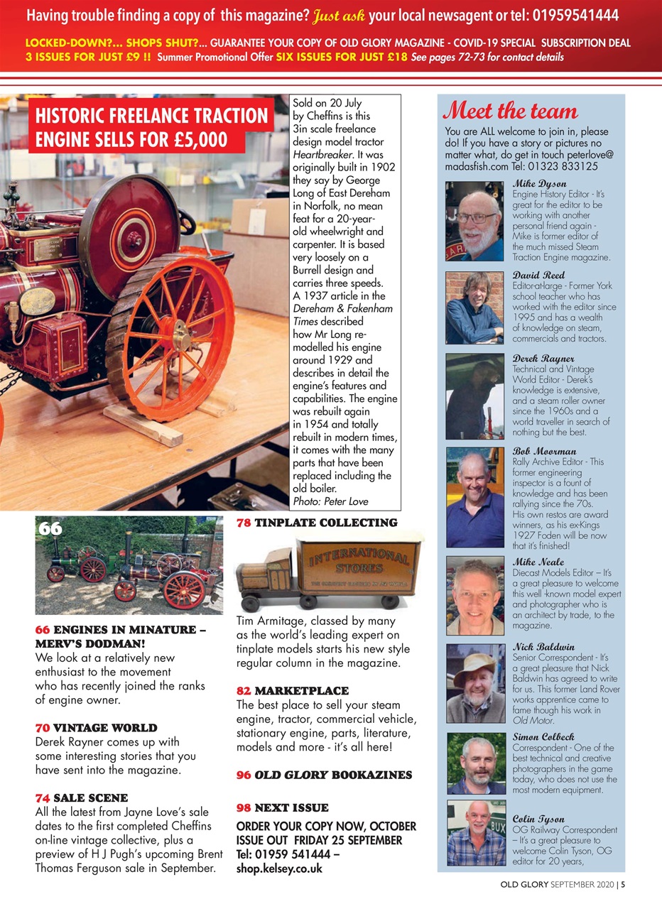 Old Glory Magazine Preview Pages