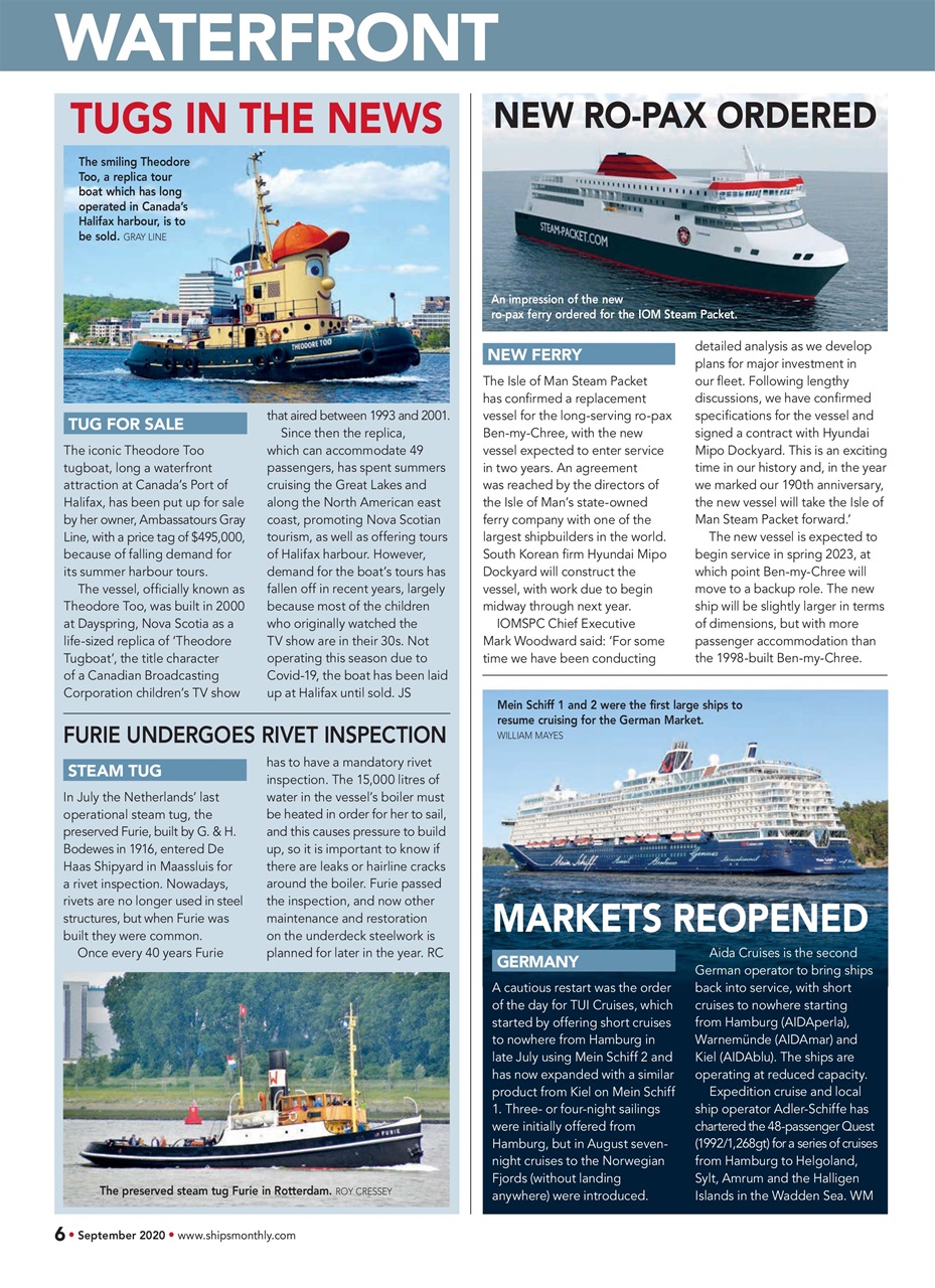 Ships Monthly Preview Pages