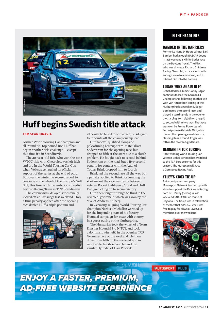 Autosport Preview Pages