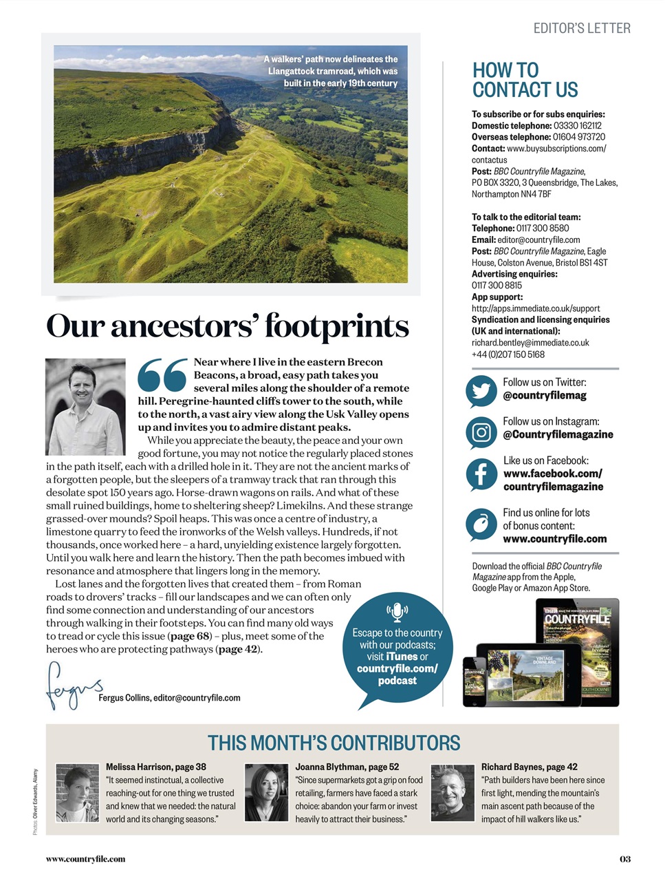 BBC Countryfile Magazine Preview Pages