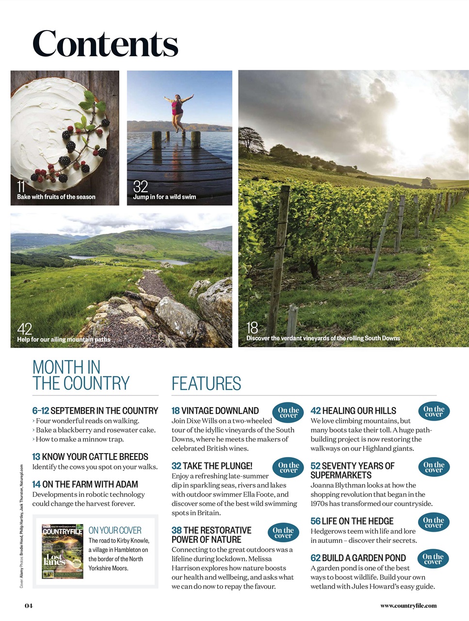BBC Countryfile Magazine Preview Pages