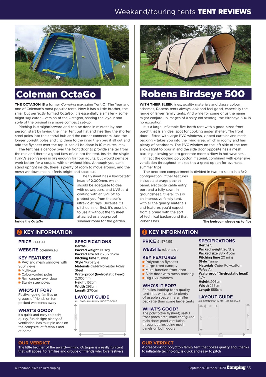 Camping Preview Pages