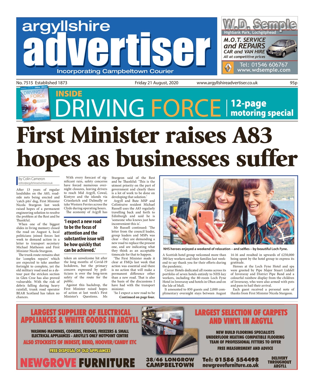 Argyllshire Advertiser Preview Pages