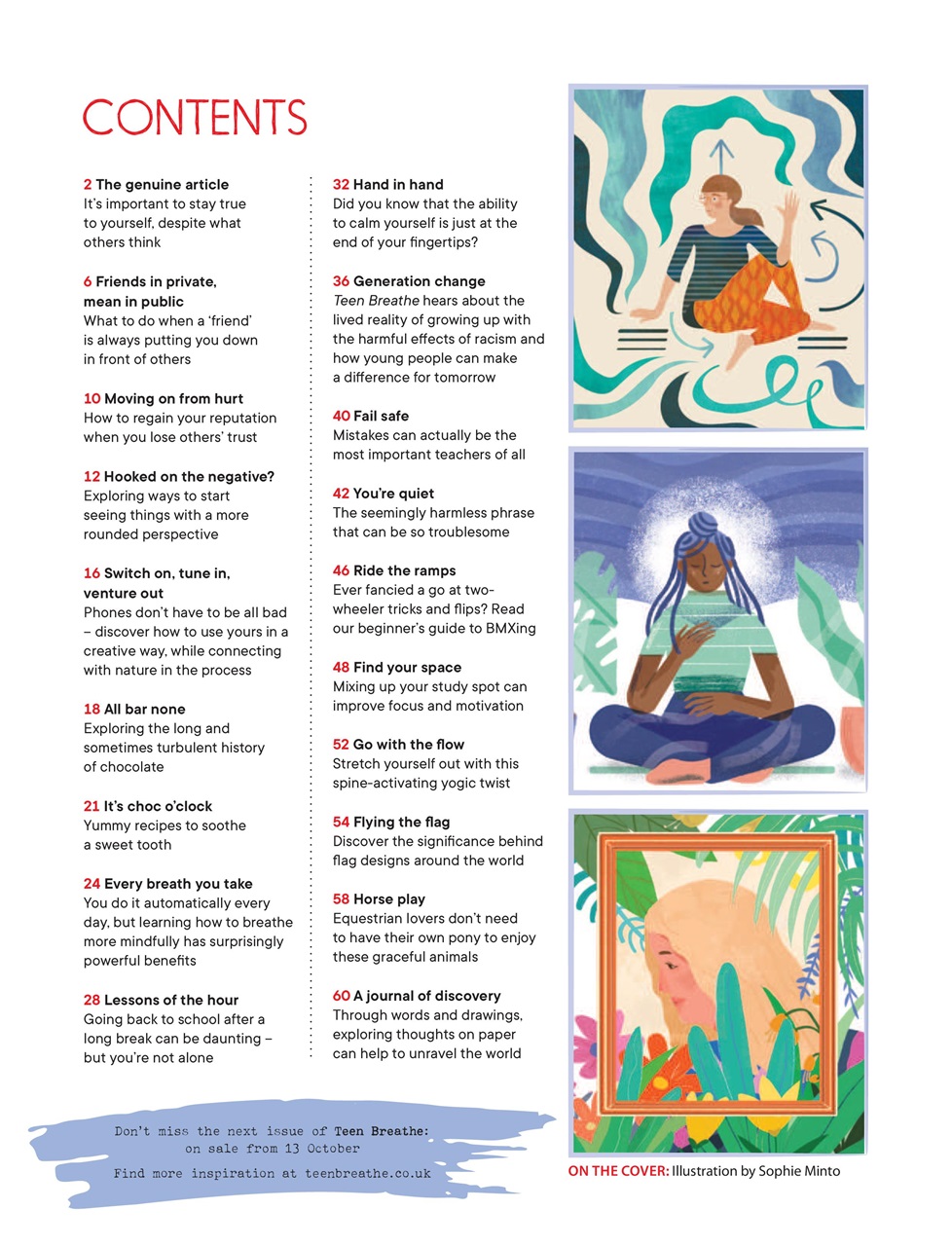 Teen Breathe Preview Pages