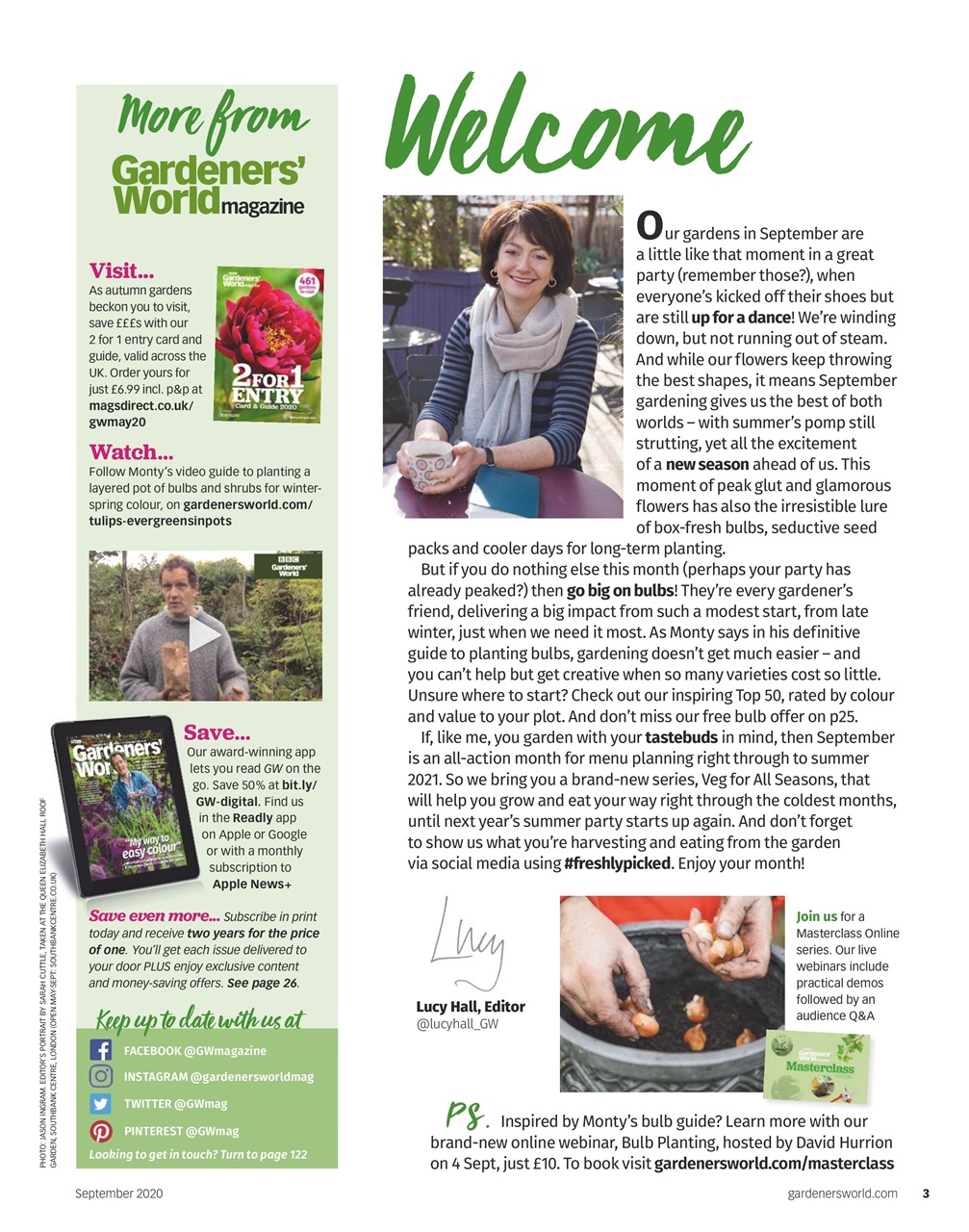 BBC Gardeners’ World Magazine Preview Pages