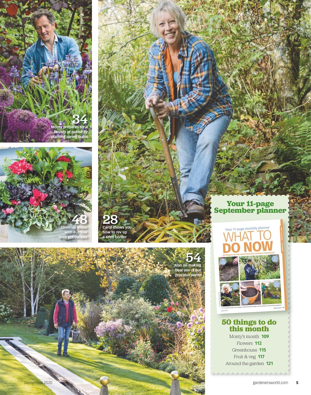 BBC Gardeners’ World Magazine Preview Pages