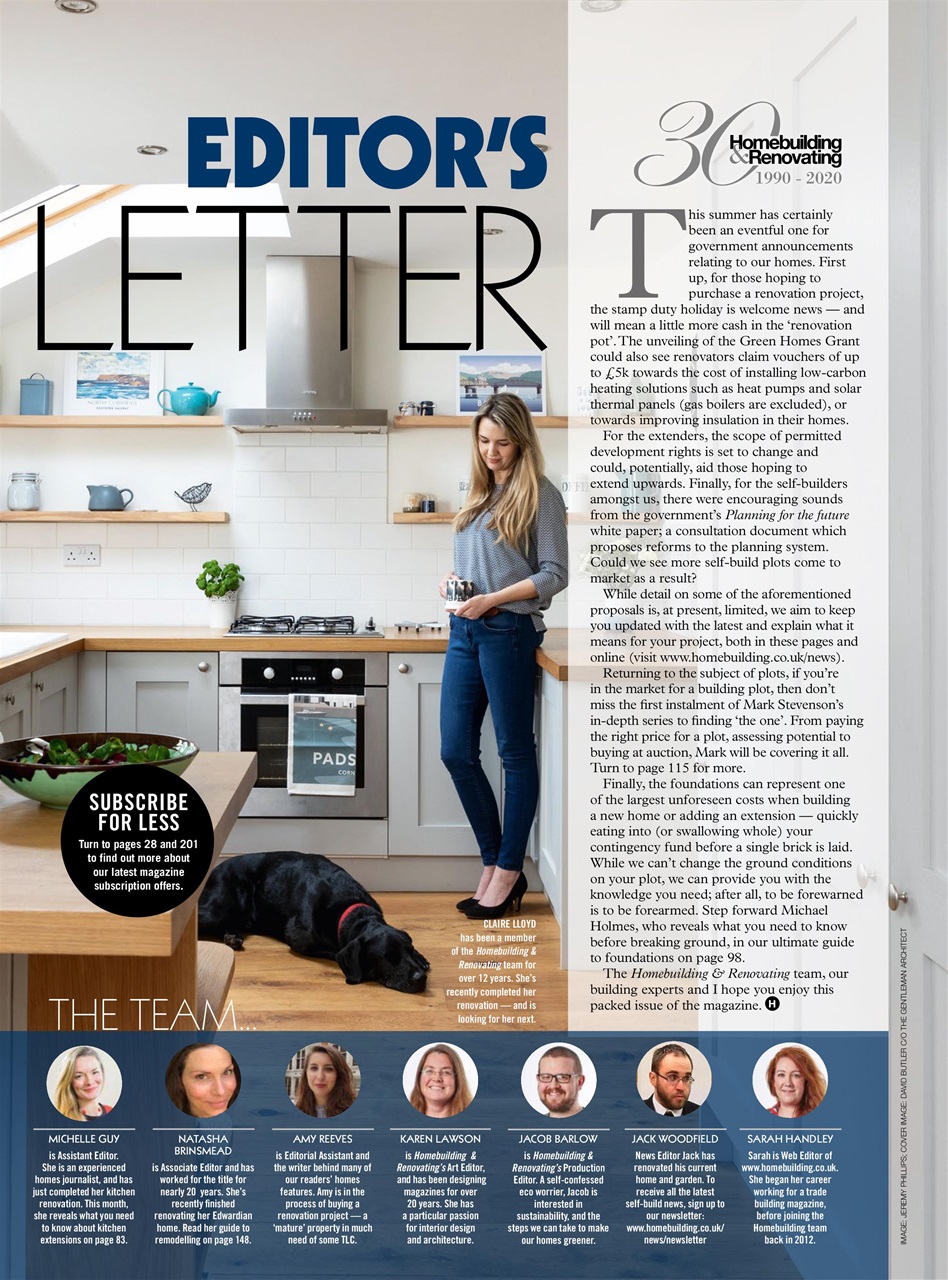 Homebuilding & Renovating Magazine Preview Pages