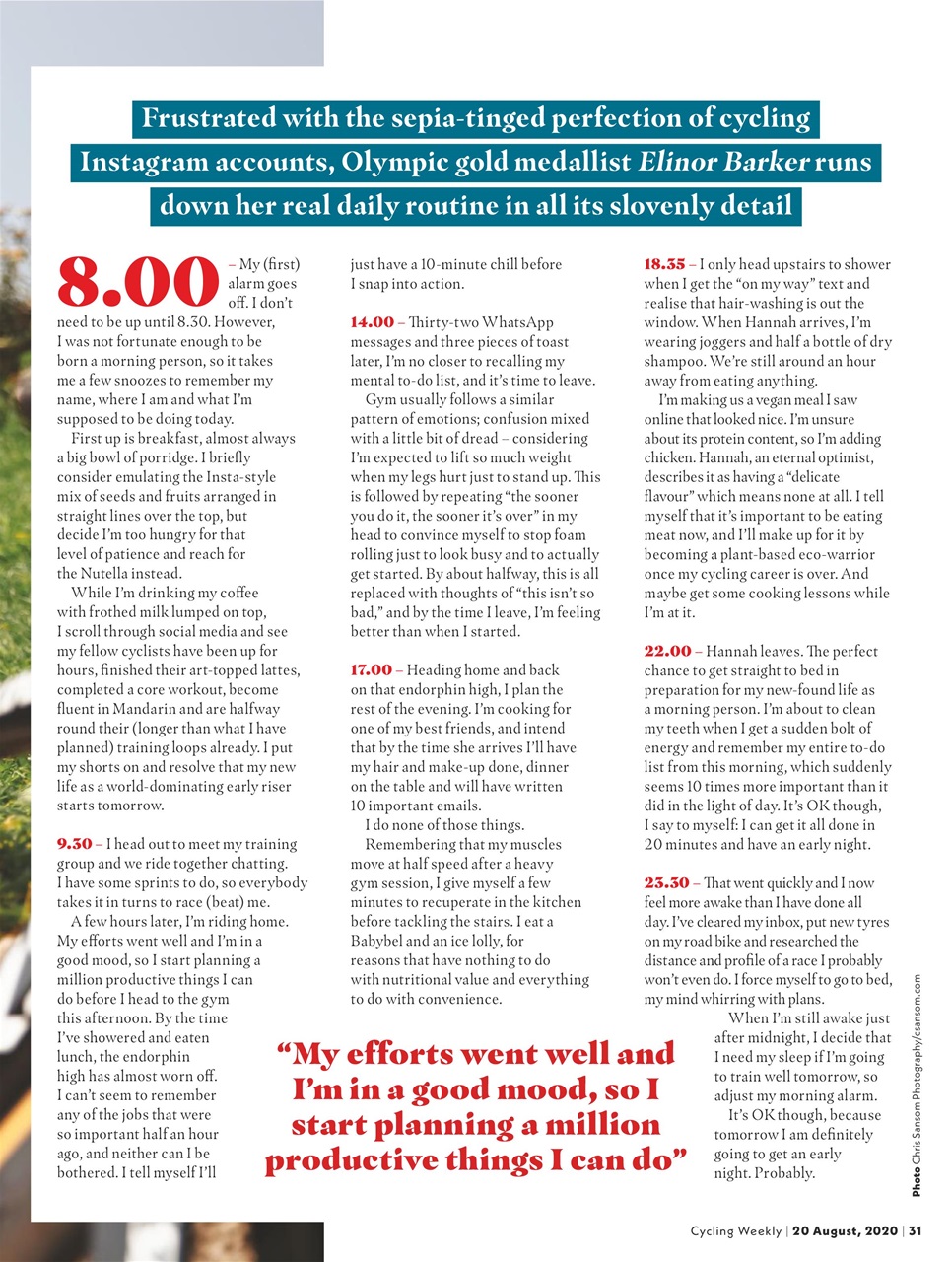 Cycling Weekly Preview Pages