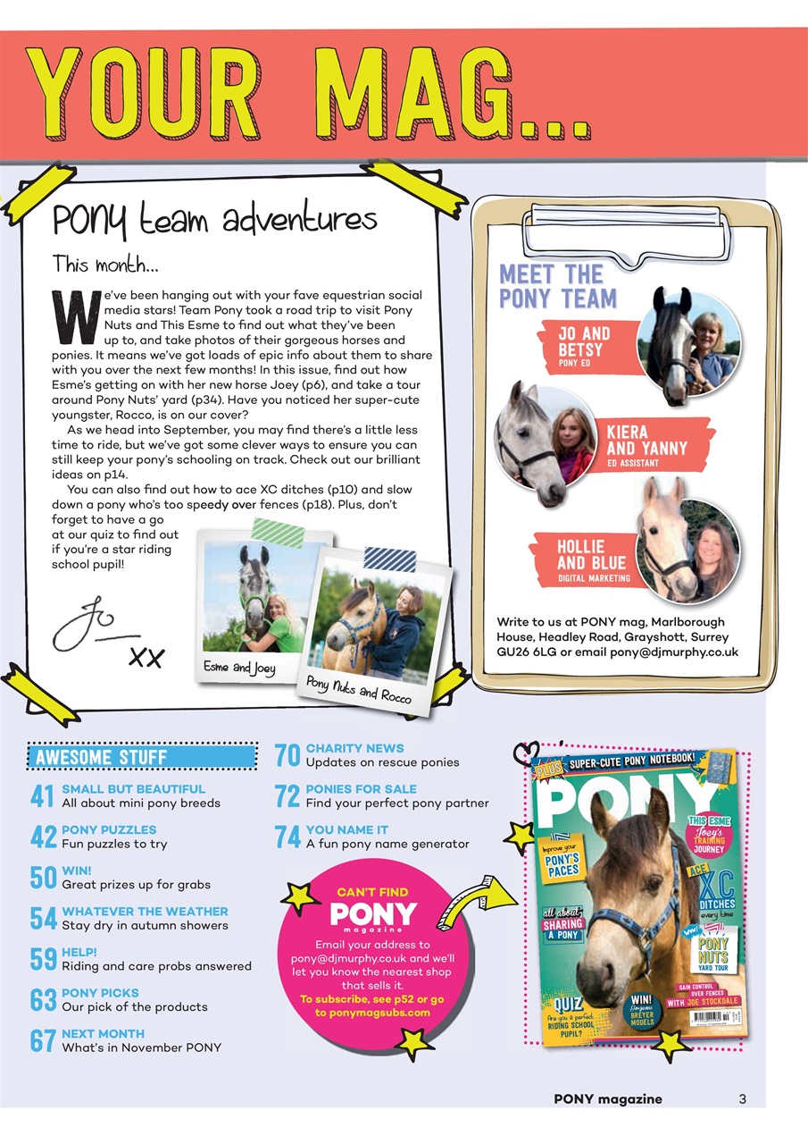 Pony Magazine Preview Pages