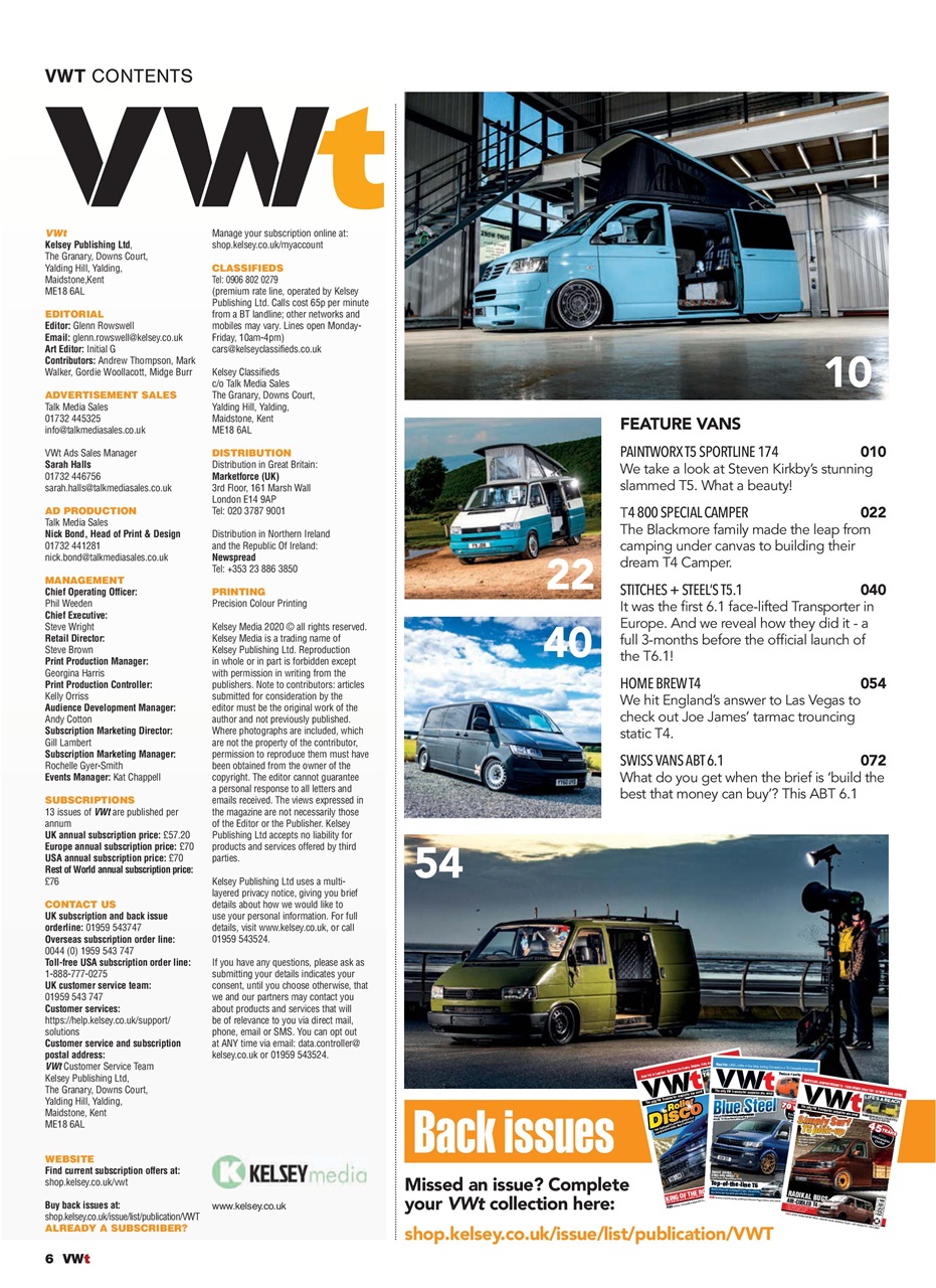 VWt Magazine Preview Pages