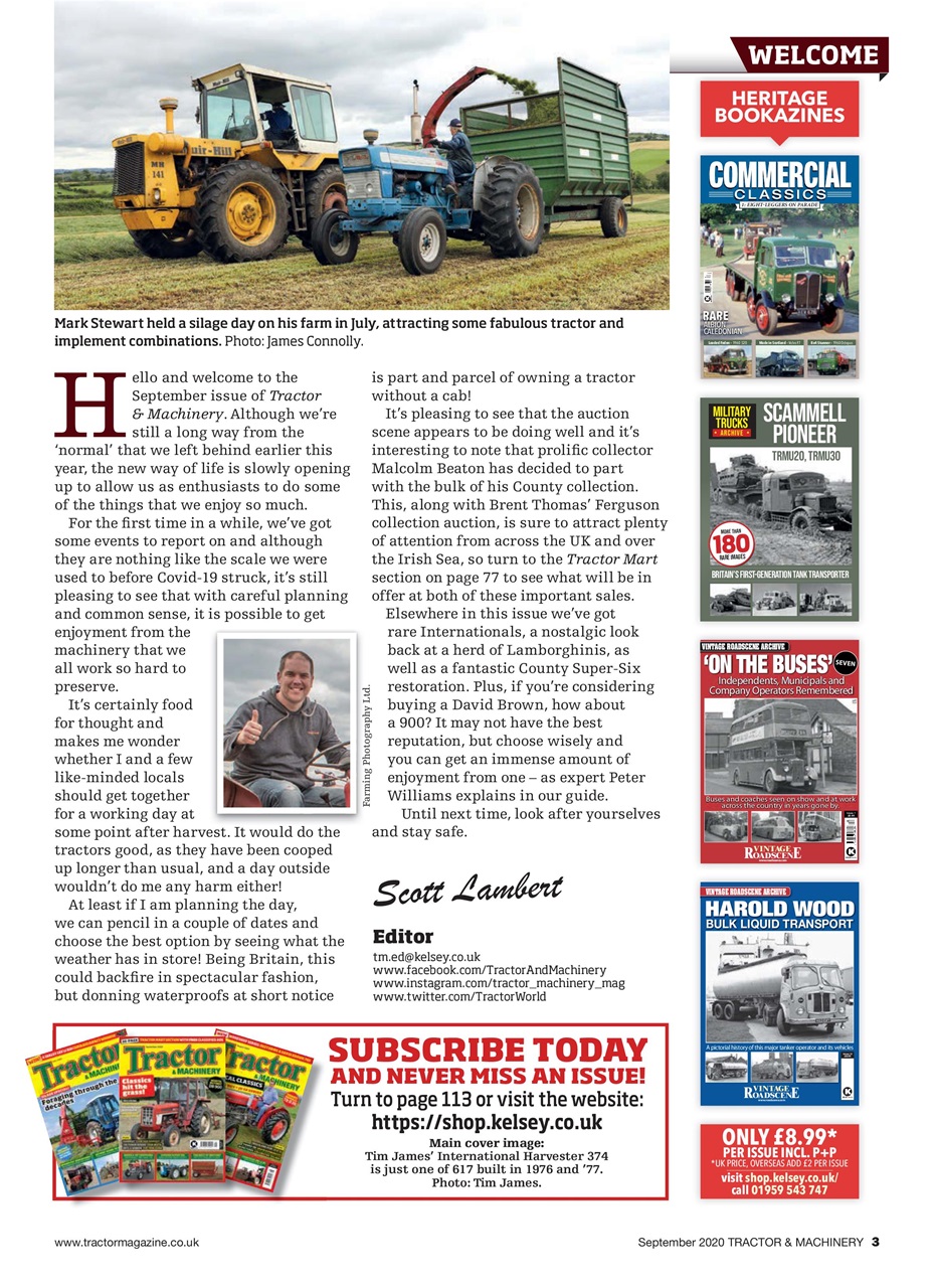Tractor & Machinery Preview Pages