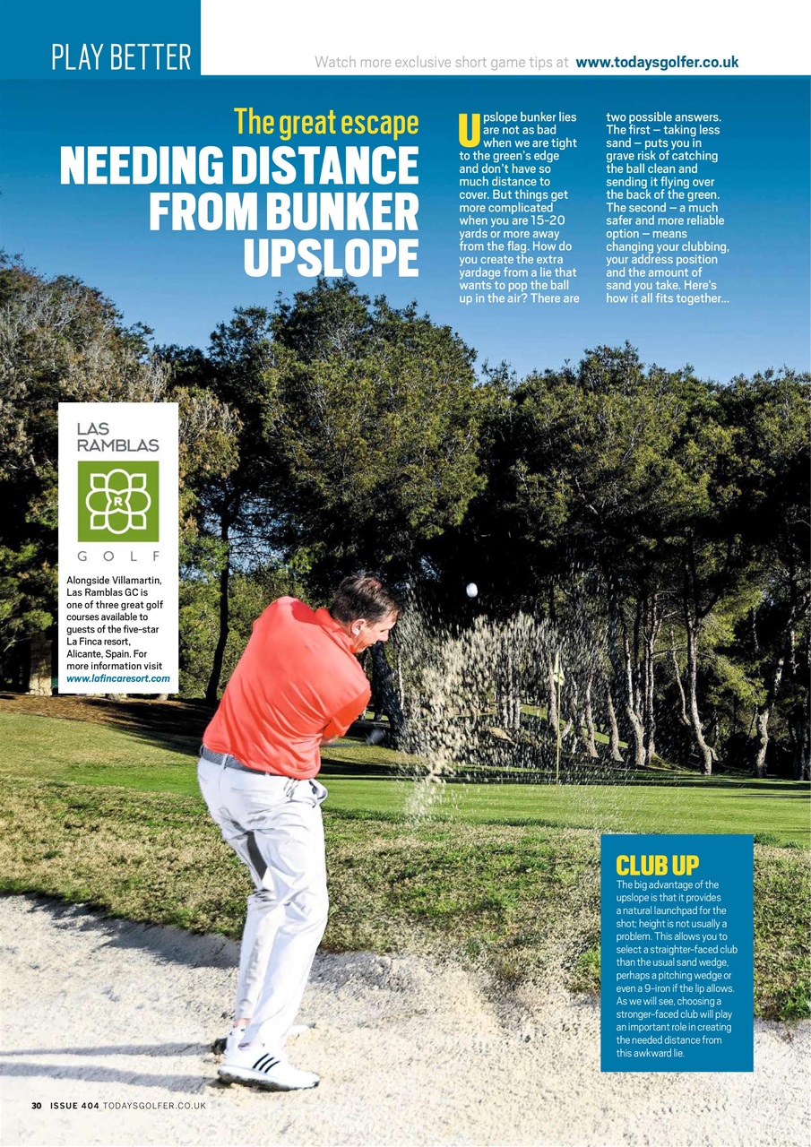 Today's Golfer Preview Pages