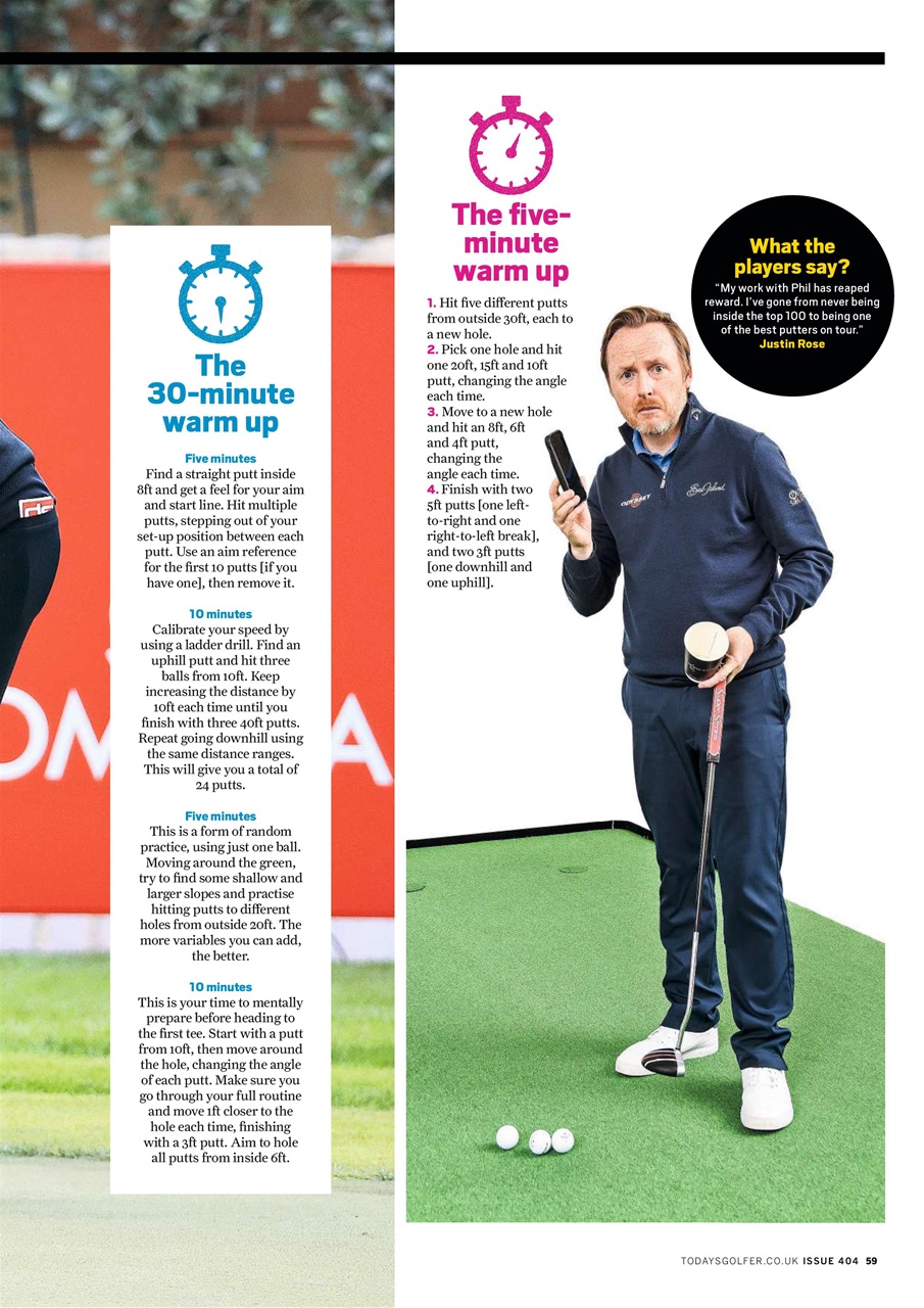 Today's Golfer Preview Pages