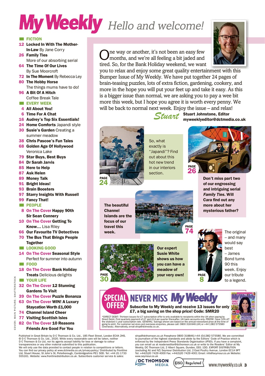 My Weekly Preview Pages