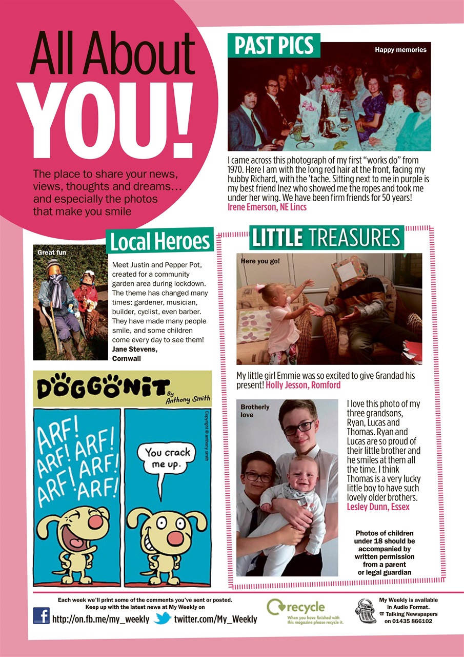 My Weekly Preview Pages