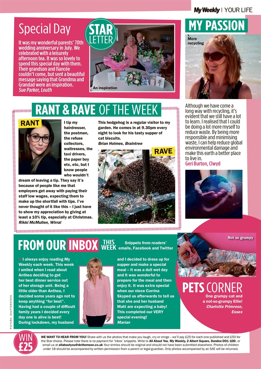 My Weekly Preview Pages