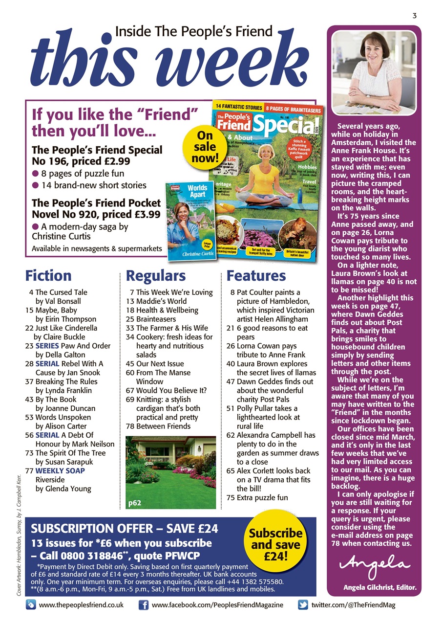 The People’s Friend Preview Pages