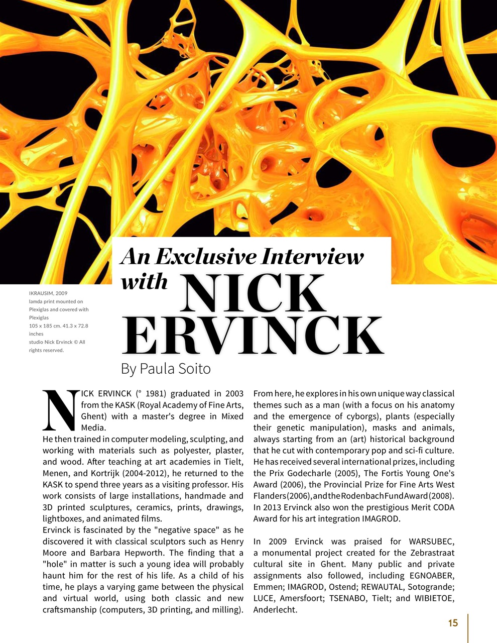 Art Market Magazine Preview Pages