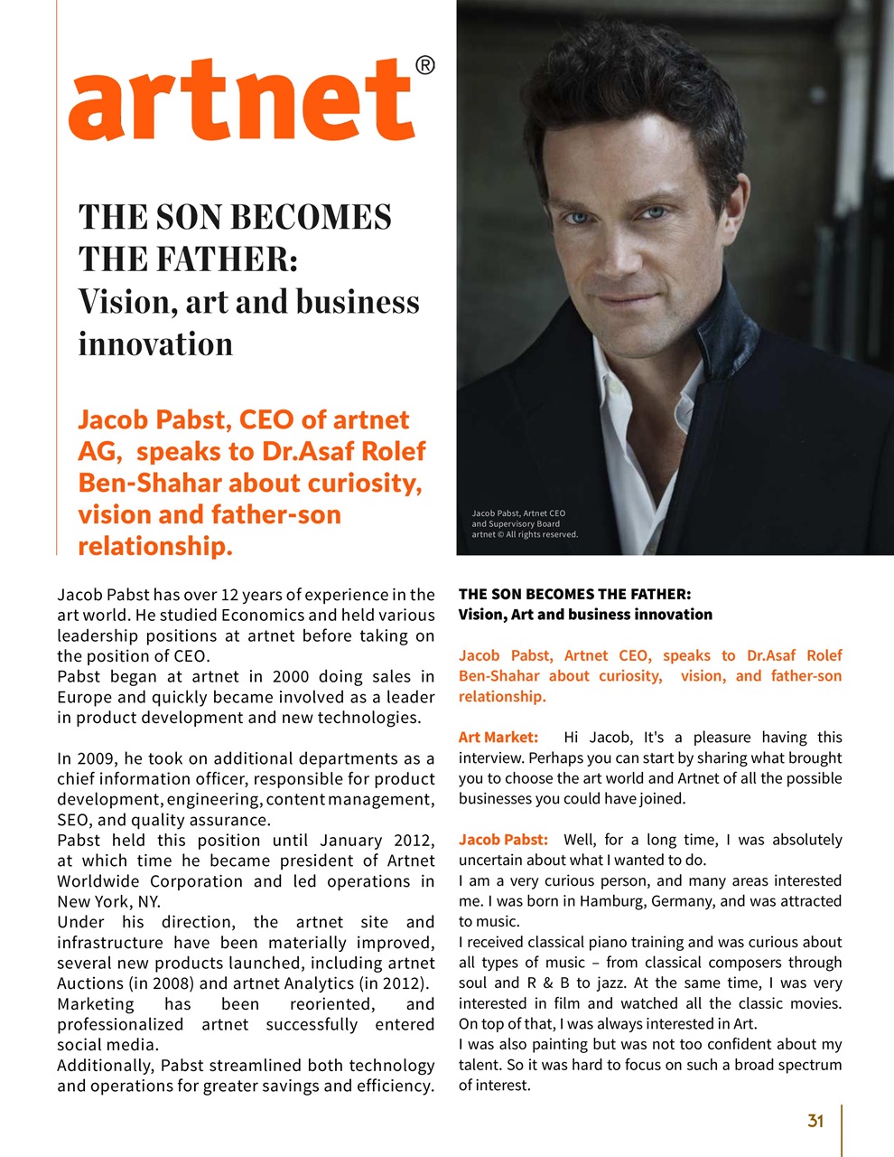 Art Market Magazine Preview Pages