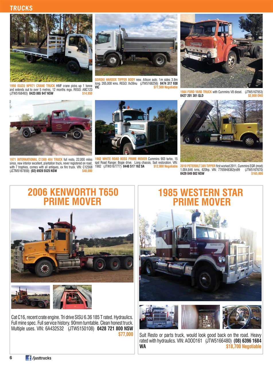 JUST TRUCKS Preview Pages