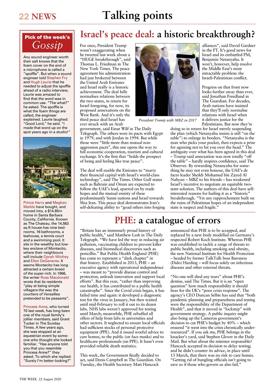 The Week Preview Pages