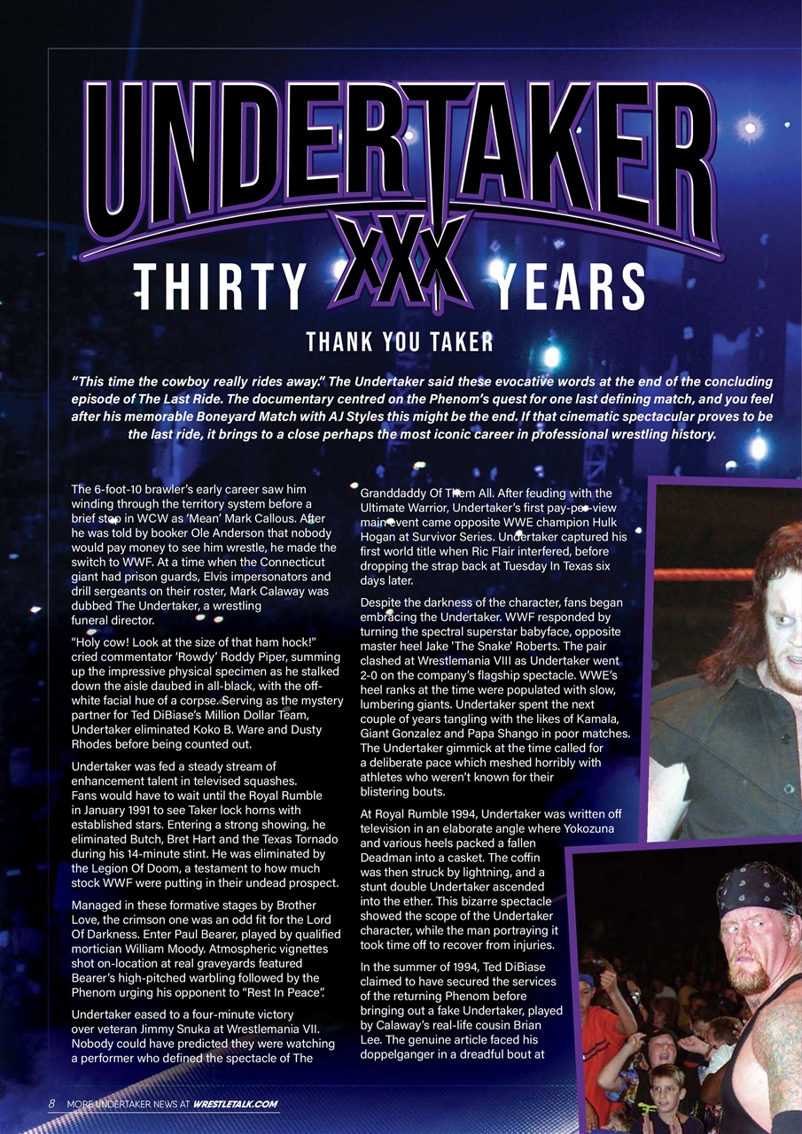Wrestletalk Magazine Preview Pages