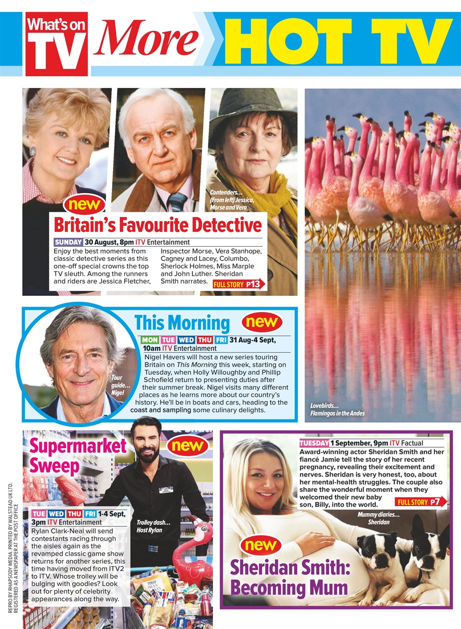 What's on TV Preview Pages