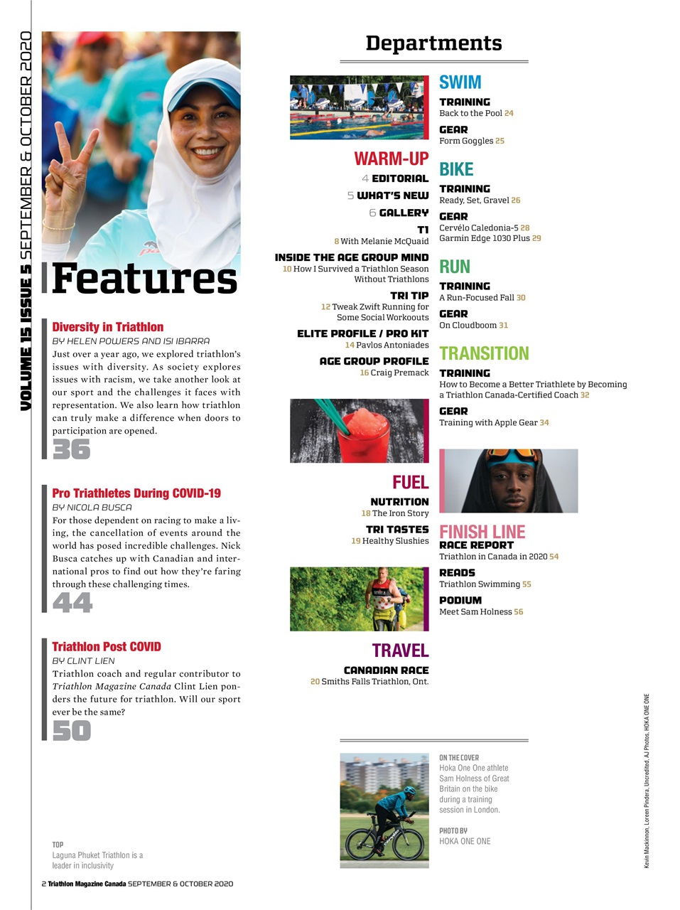 Triathlon Magazine Canada Preview Pages