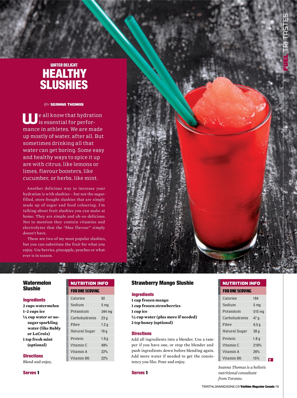 Triathlon Magazine Canada Preview Pages