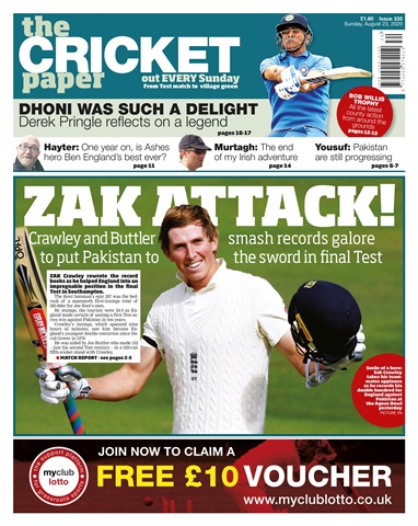The Cricket Paper issue 23rd August 2020