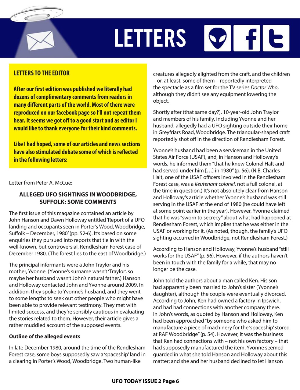 Haunted Magazine Preview Pages